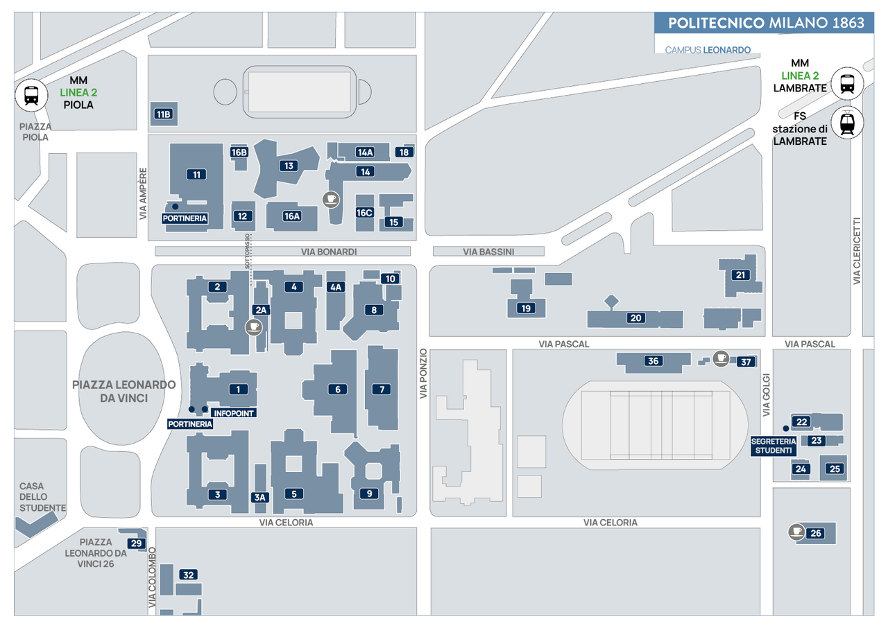 Leonardo campus map class=