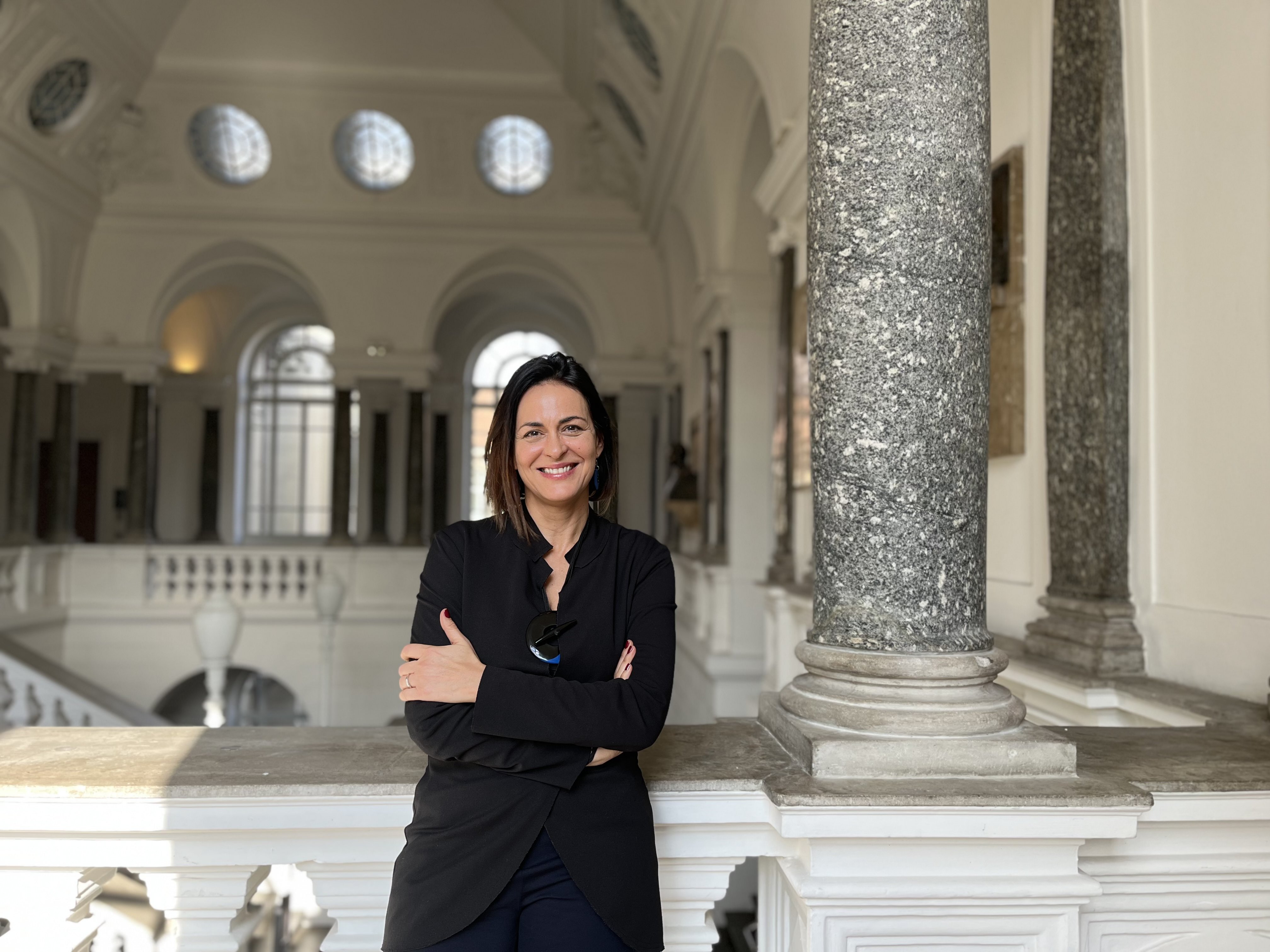 Cristina Giurastante, Head of Students Recruitment Unitat Politecnico di Milano inside the University.