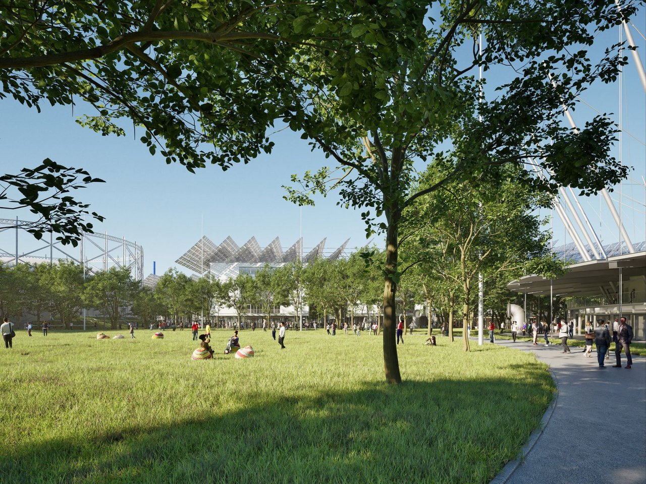 Rendering of the new Bovisa Nord Campus