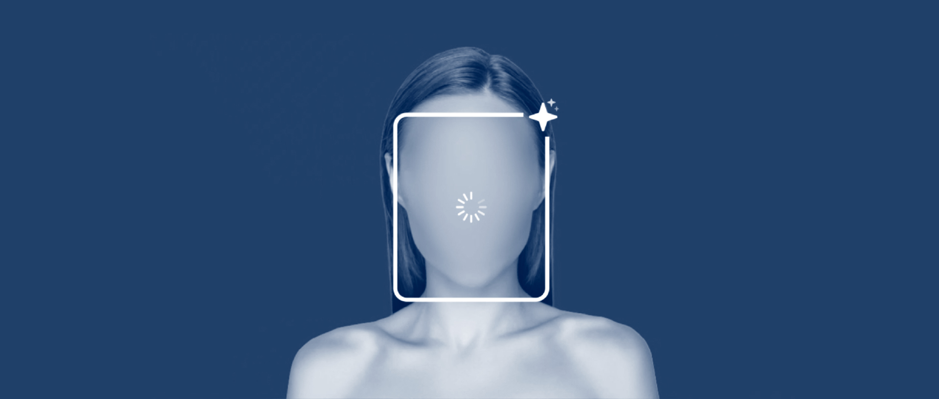 Ragazza con viso oscurato