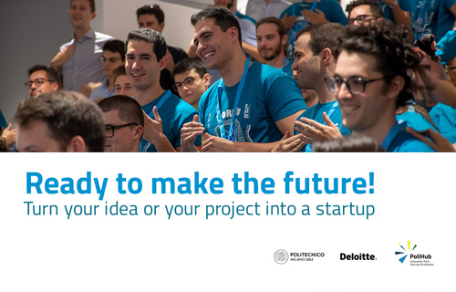 Ready to make the future. Turn your idea or your project into a startup.