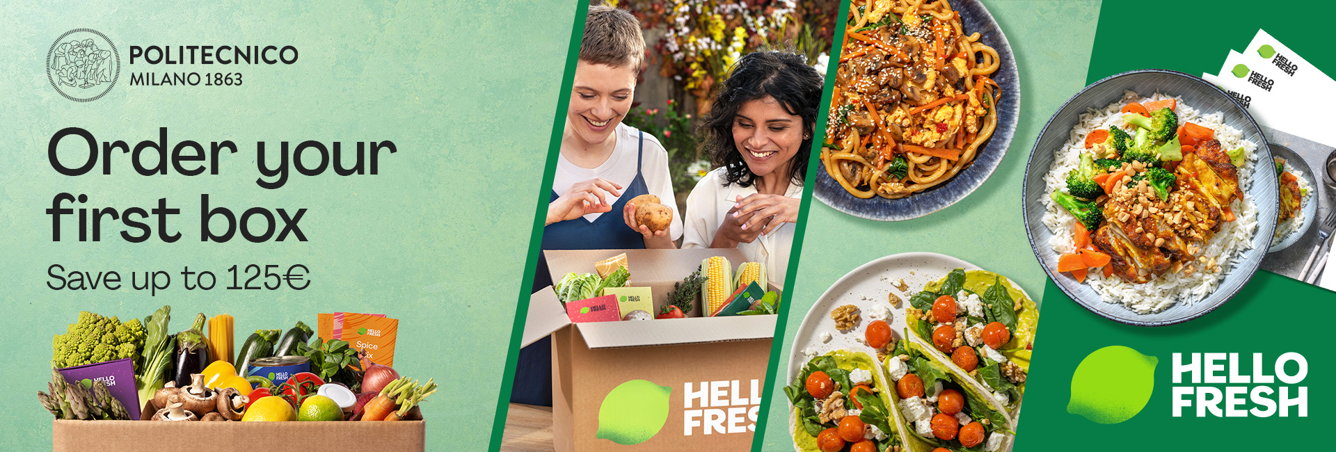 HELLOFRESH: Order your first box, save up to 125 €
