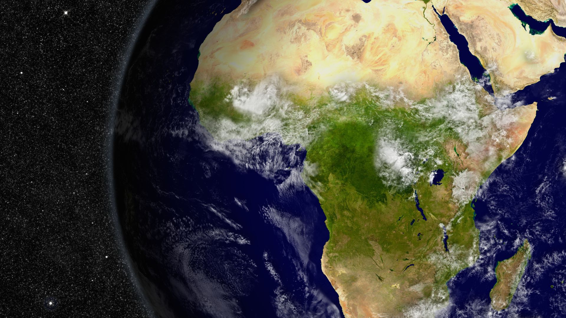 L'Africa dal satellite